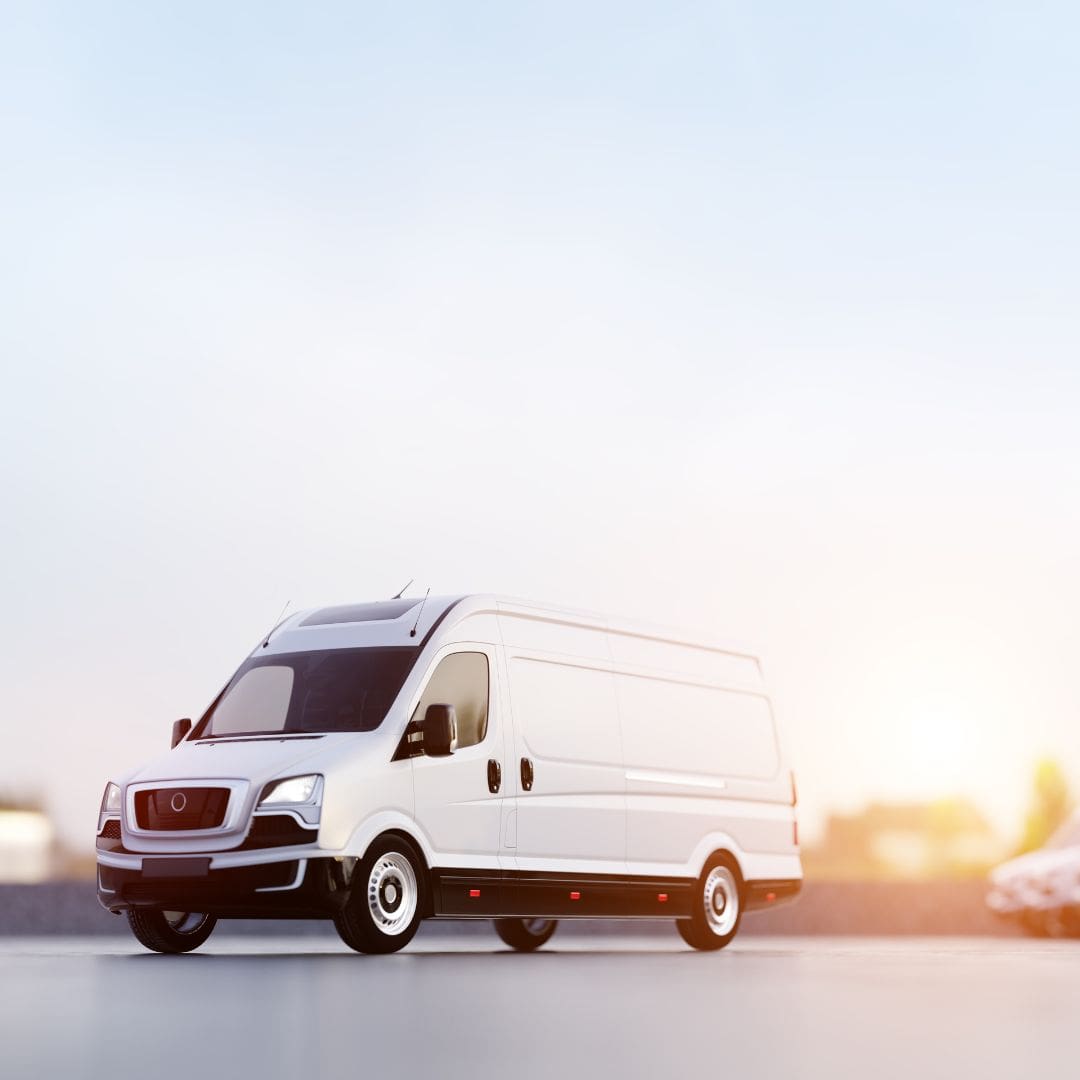 fleet vehicle in the sun