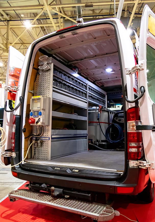 Repair Van rear with upfits