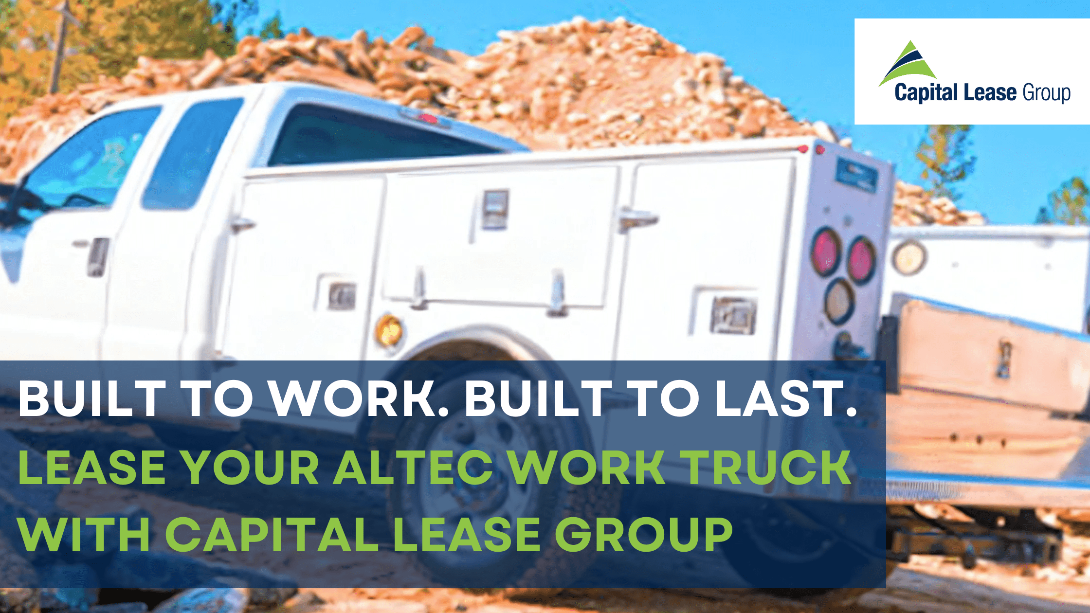Picture of an enclosed body truck from Altec, lease from Capital Lease Group