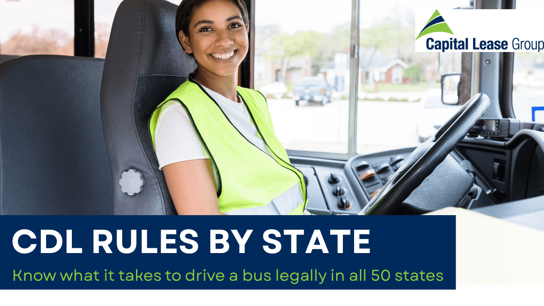 CDL by state for buses